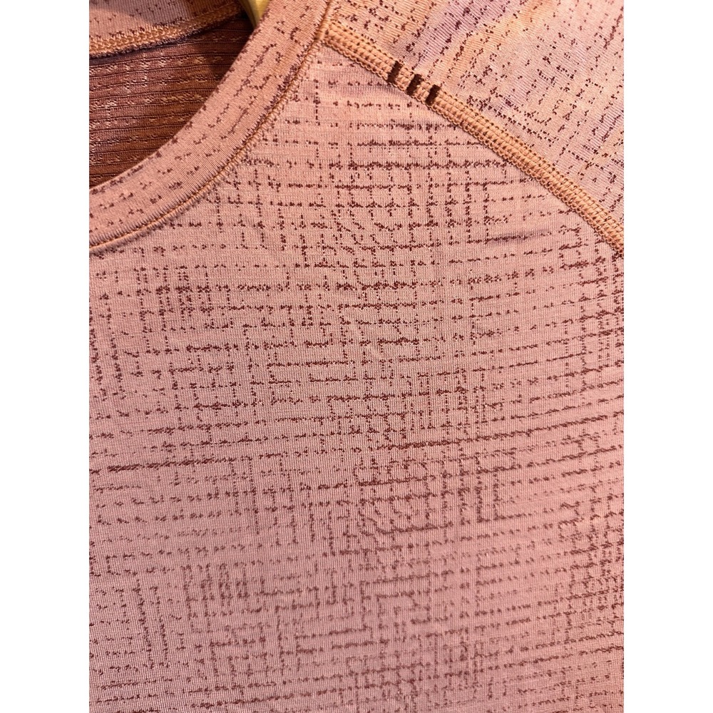 Lululemon Live In Practice Vent Shirt Men's XL Orange‎ Running Find Your Focus - Picture 3 of 4